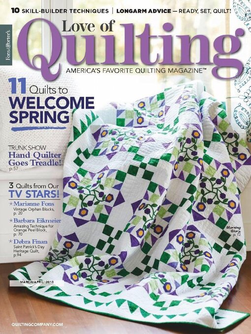 Title details for Fons & Porter's Love of Quilting by Peak Media Properties, LLC - Available